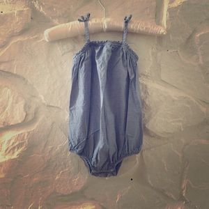 Old Navy Blue Onesie Romper Sz 18-24m